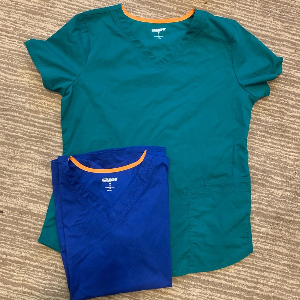 2 Scrubstar scrub tops